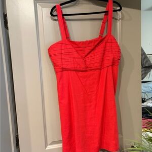 Abercrombie Bright Red Sleeveless Sundress